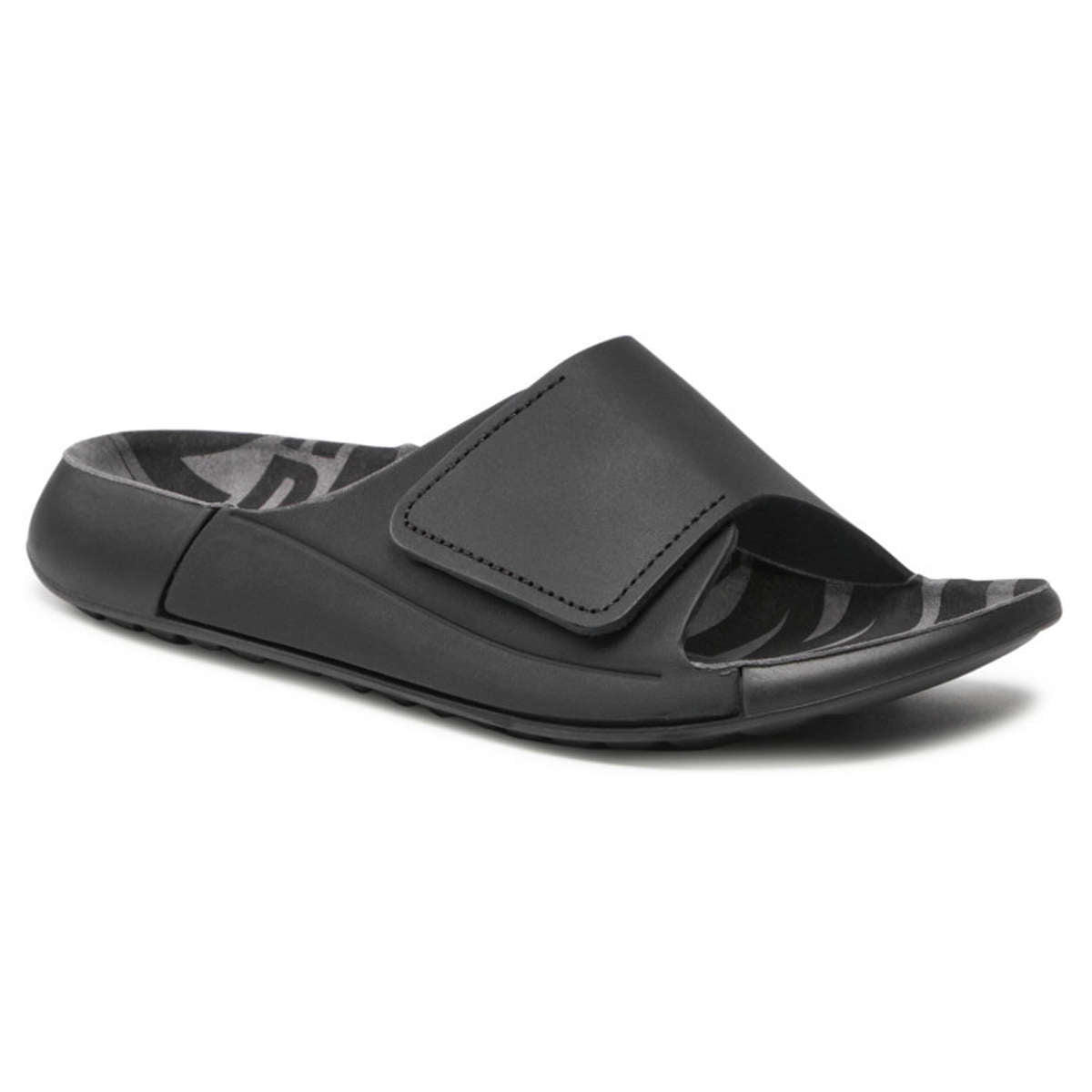 Ecco 2nd Cozmo Leather Womens Sandals#color_black