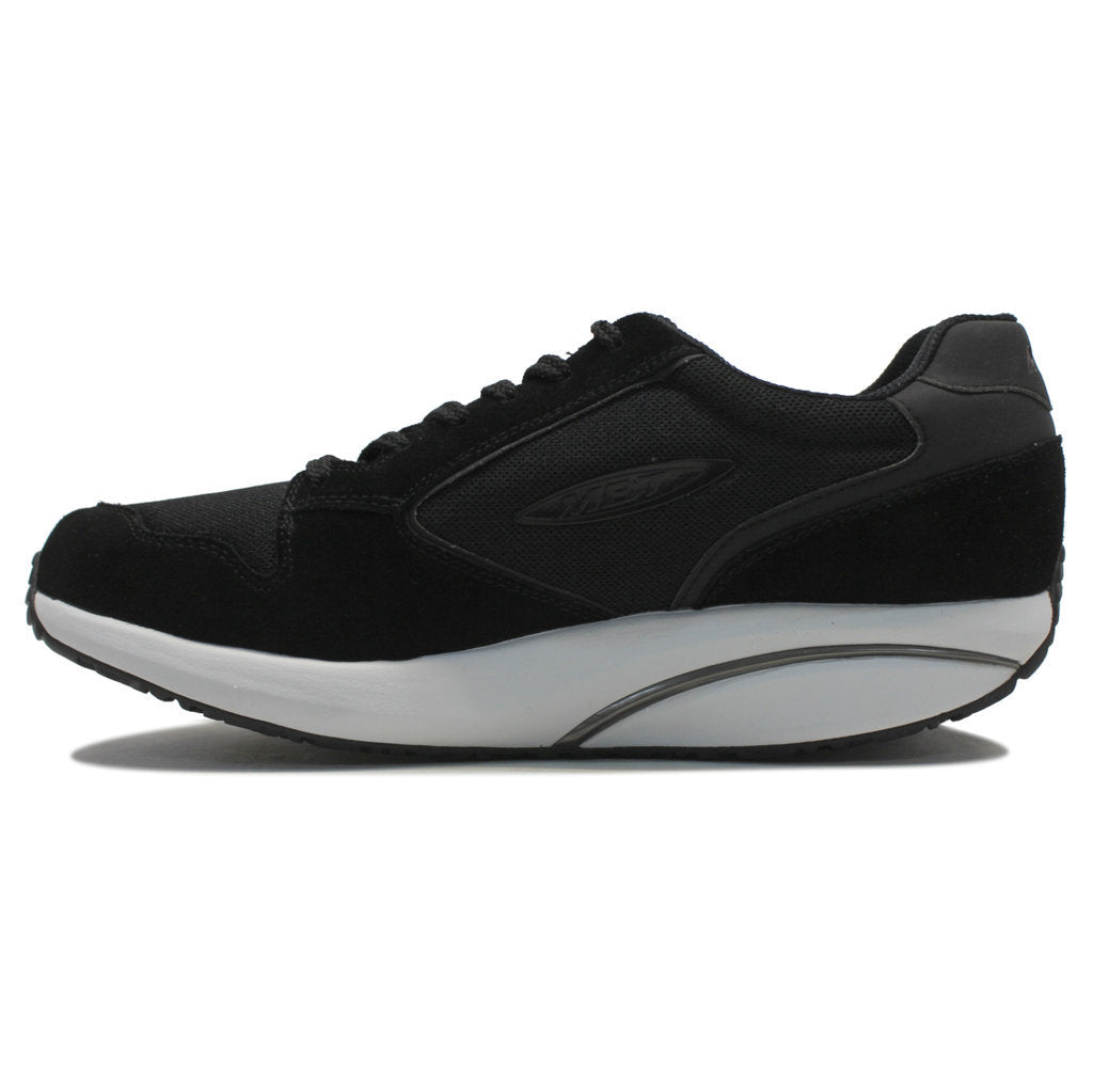 MBT MBT 1997 Classic Leather Textile Mens Sneakers#color_black white