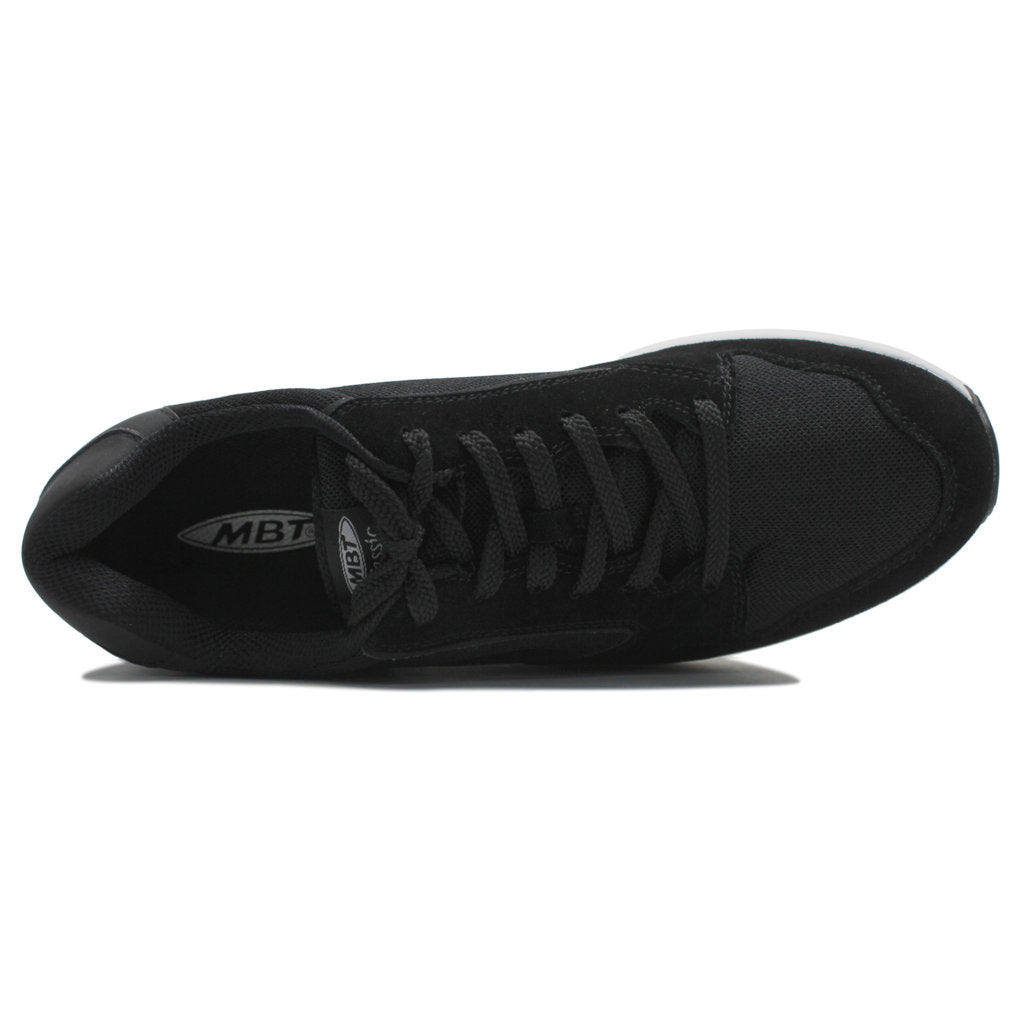 MBT MBT 1997 Classic Leather Textile Mens Sneakers#color_black white