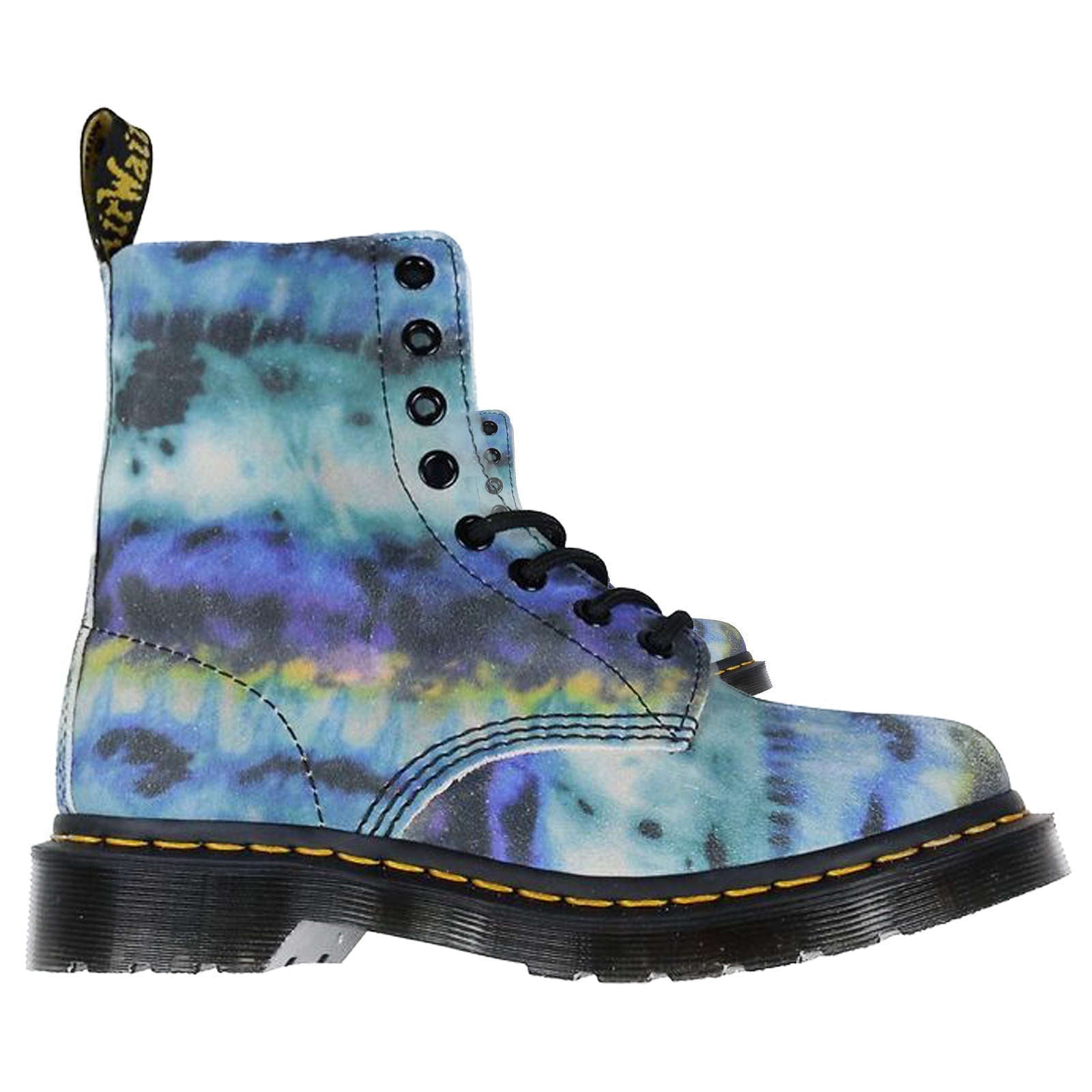 Dr. Martens 1460 Pascal Suede Leather Women's Ankle Boots#color_blue