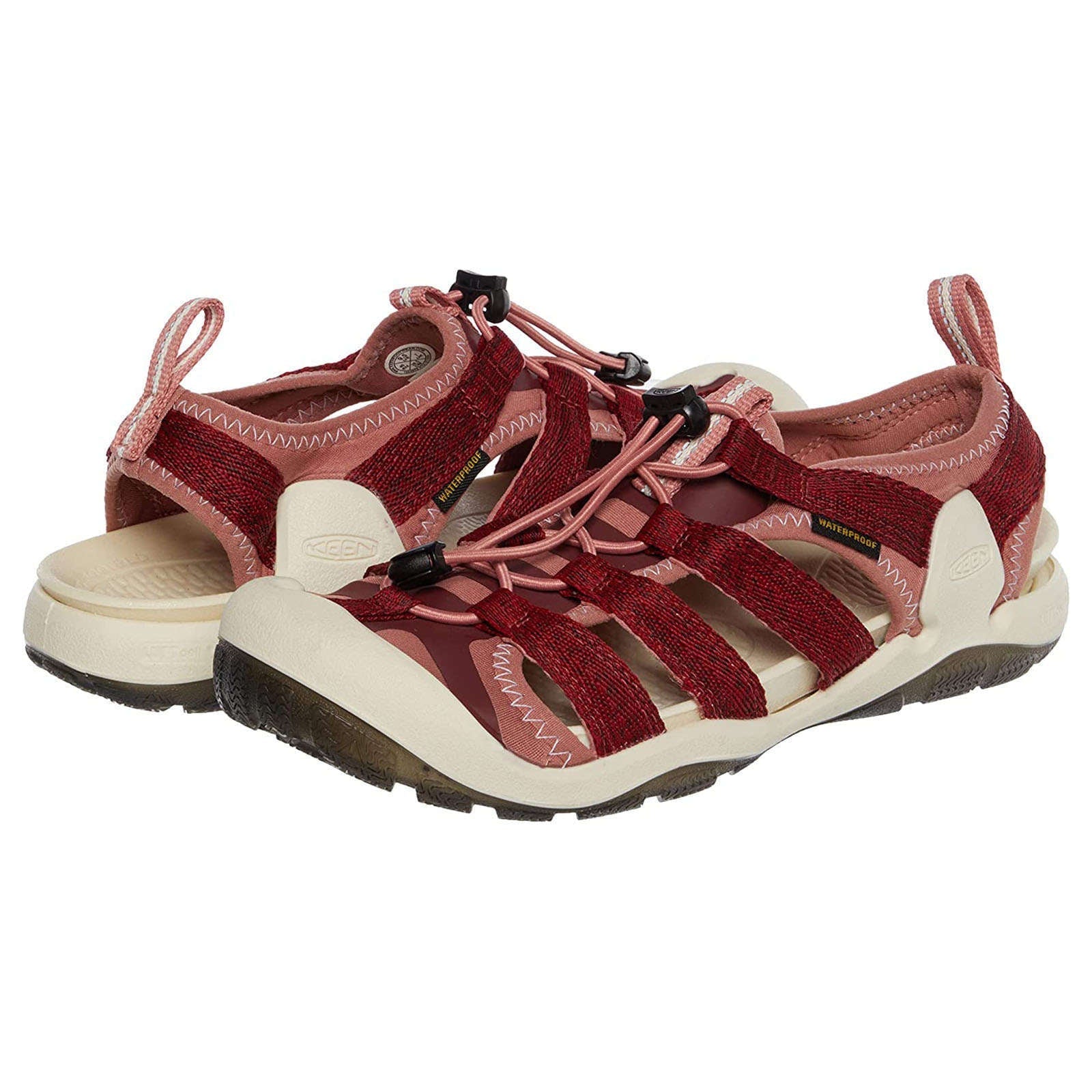 Keen Clearwater II CNX Women's Waterproof Sandals#color_red dahlia