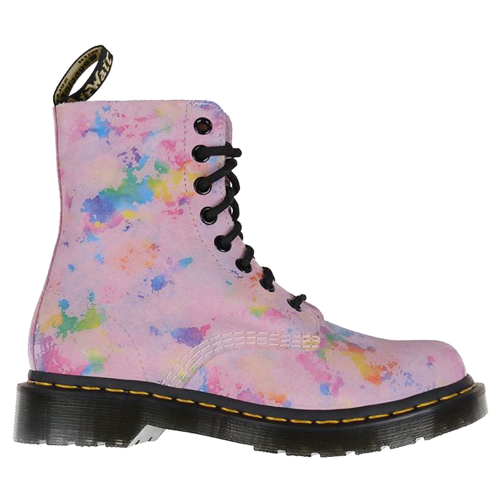 Dr. Martens 1460 Pascal Suede Leather Women's Ankle Boots#color_pink