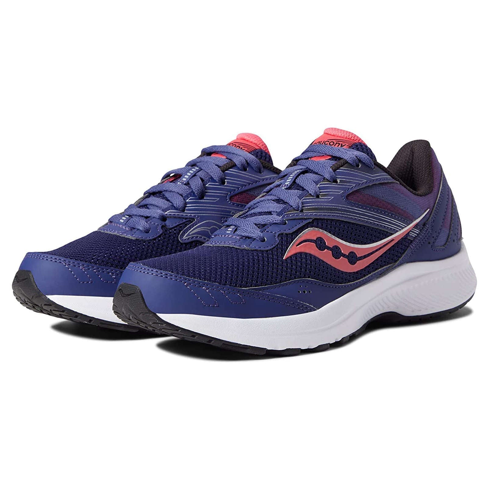 Saucony Cohesion 15 Synthetic Textile Women's Running Shoes#color_cobalt punch