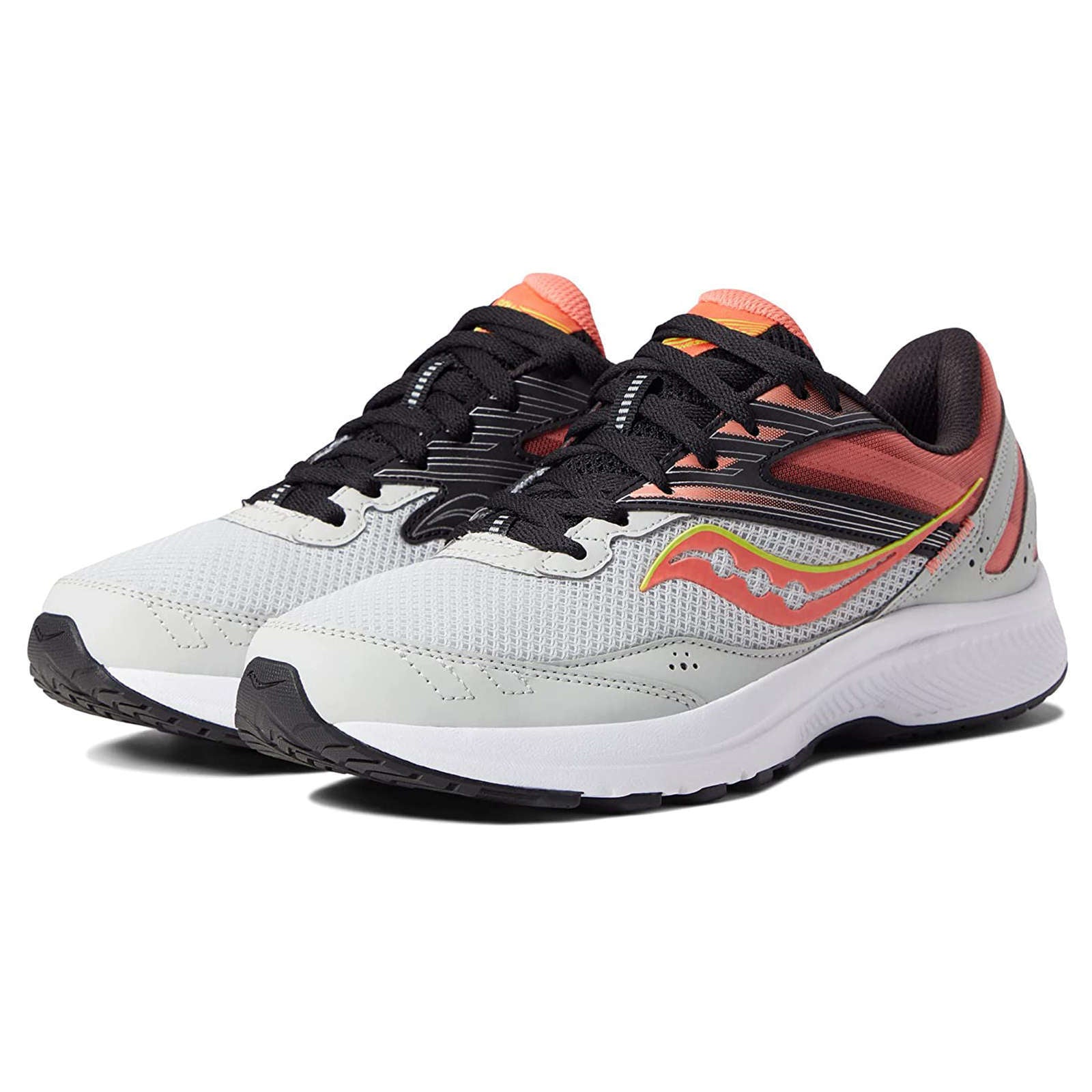 Saucony Cohesion 15 Synthetic Textile Women's Running Shoes#color_fog sunstone