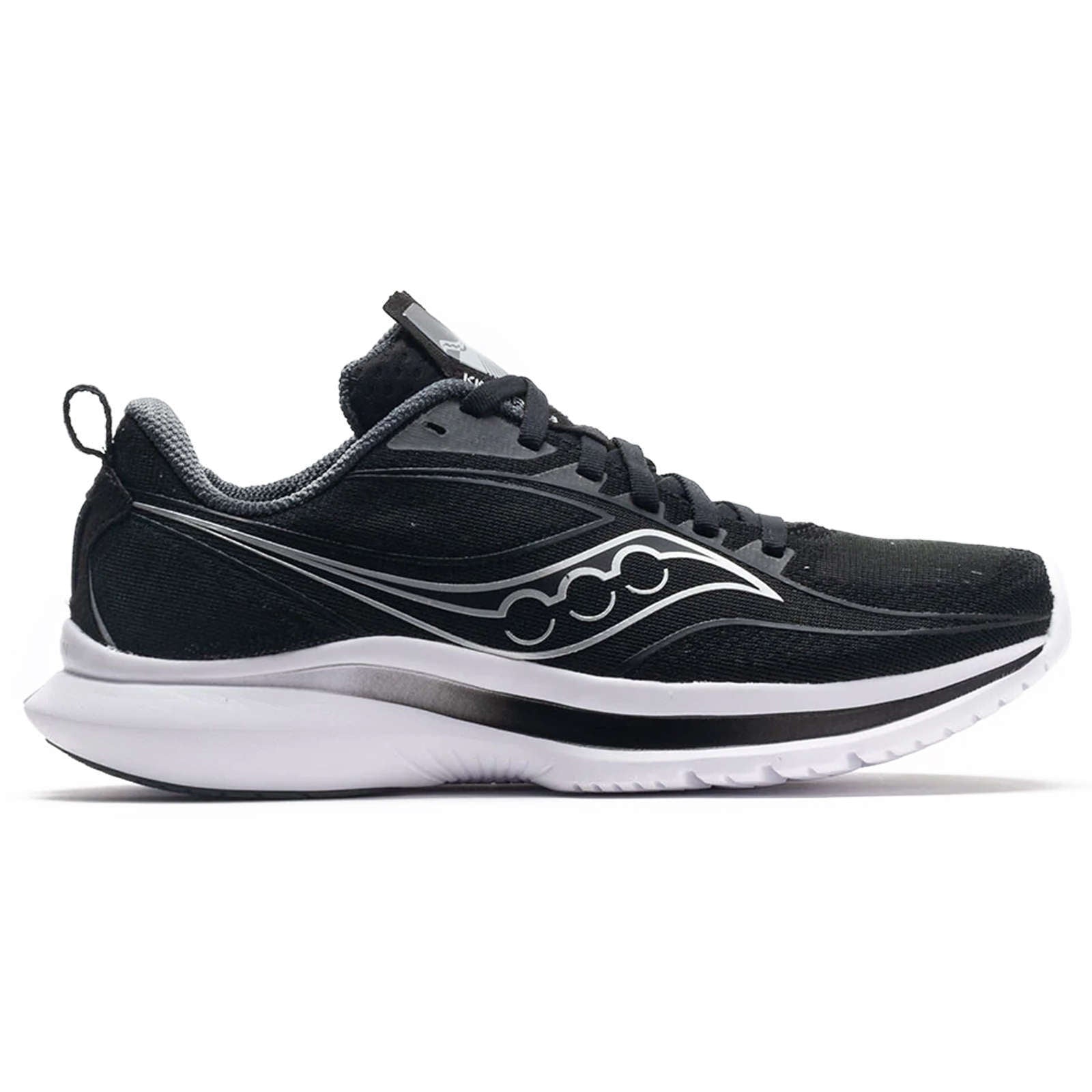 Saucony Kinvara 13 Textile Women's Low-Top Sneakers#color_black silver