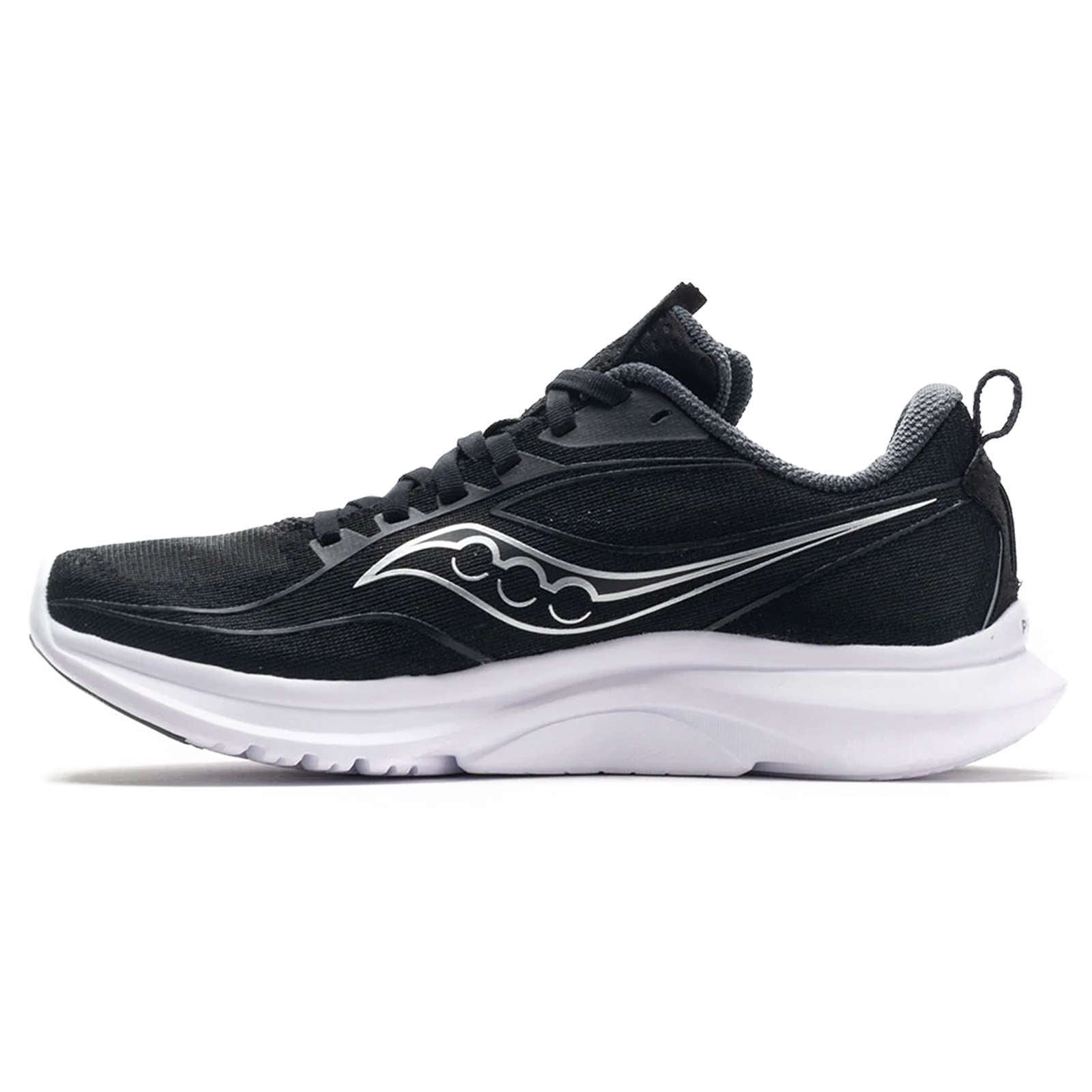 Saucony Kinvara 13 Textile Women's Low-Top Sneakers#color_black silver