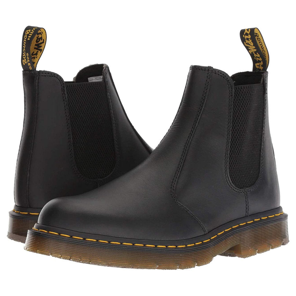 Dr. Martens 2976 Slip Resistant Leather Unisex Boots#color_black