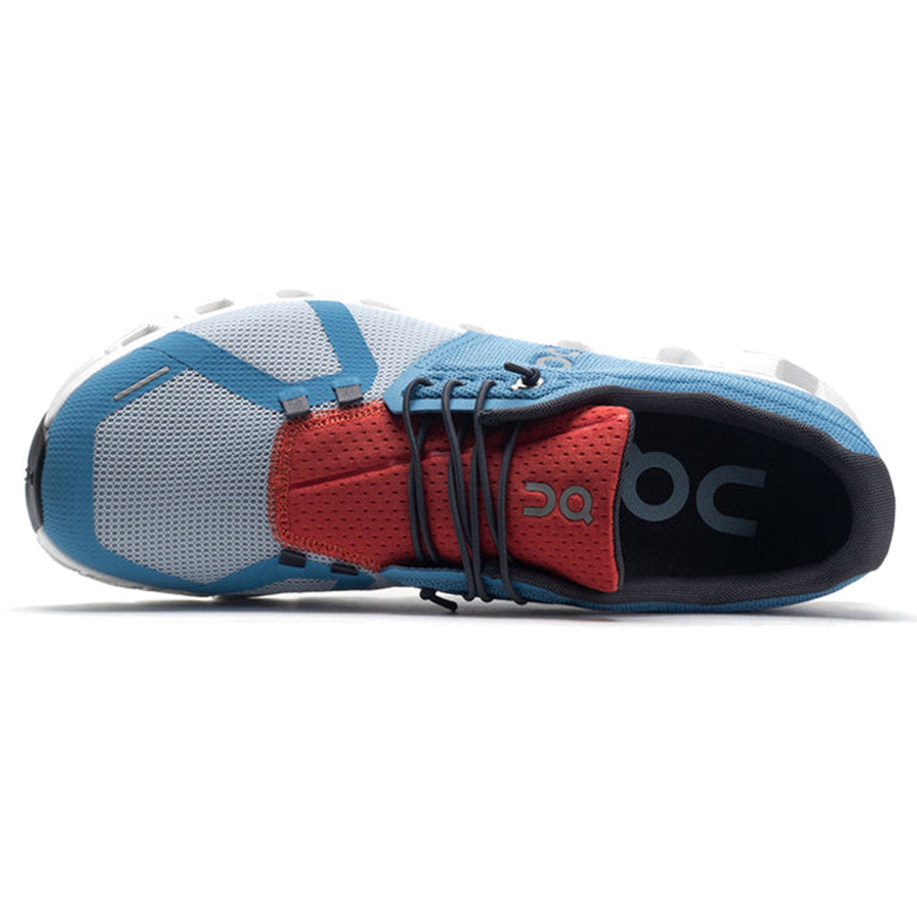 On Cloud 5 Push Textile Men's Running Shoes#color_niagara chambray