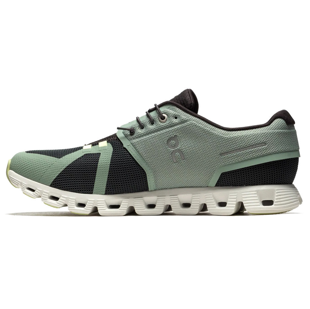 On Cloud 5 Push Textile Men's Running Shoes#color_moss stone