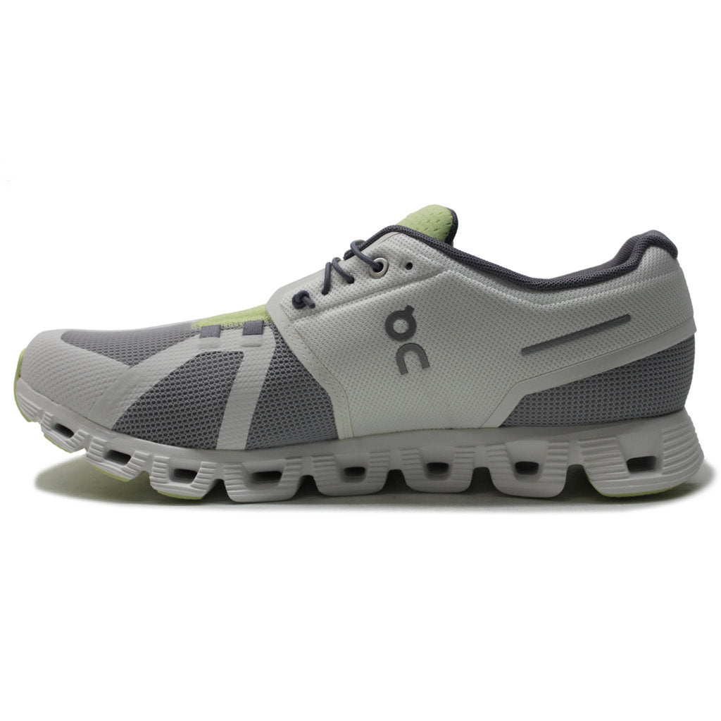 On Cloud 5 Push Textile Men's Running Shoes#color_undyed white glacier