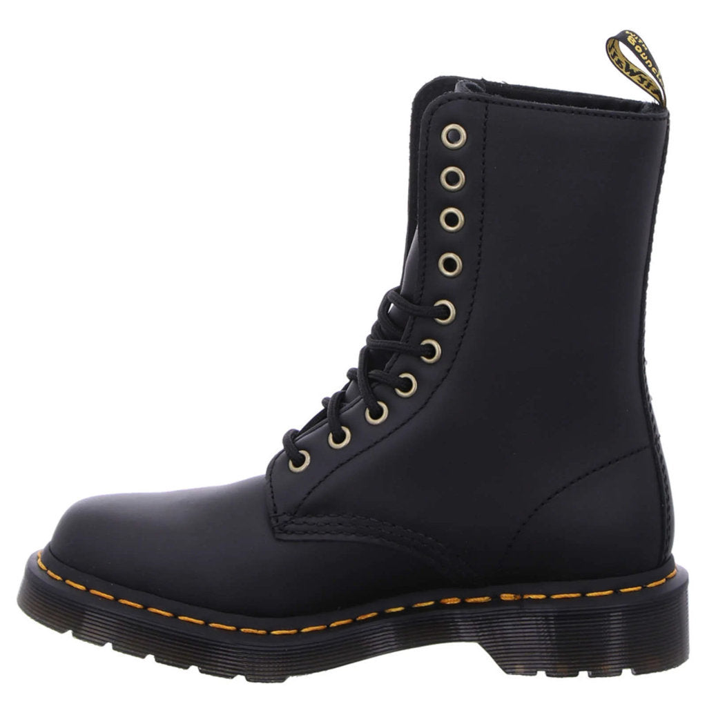 Dr. Martens 1490 Floral Bloom Nappa Leather Women's Mid-Calf Boots#color_black