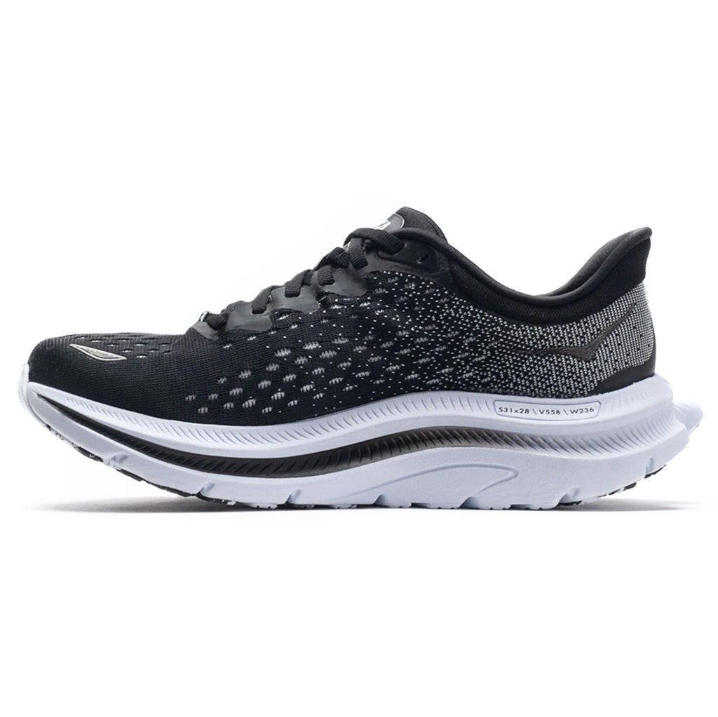 Hoka One One Kawana Mesh Women's Low-Top Gym Sneakers#color_black white