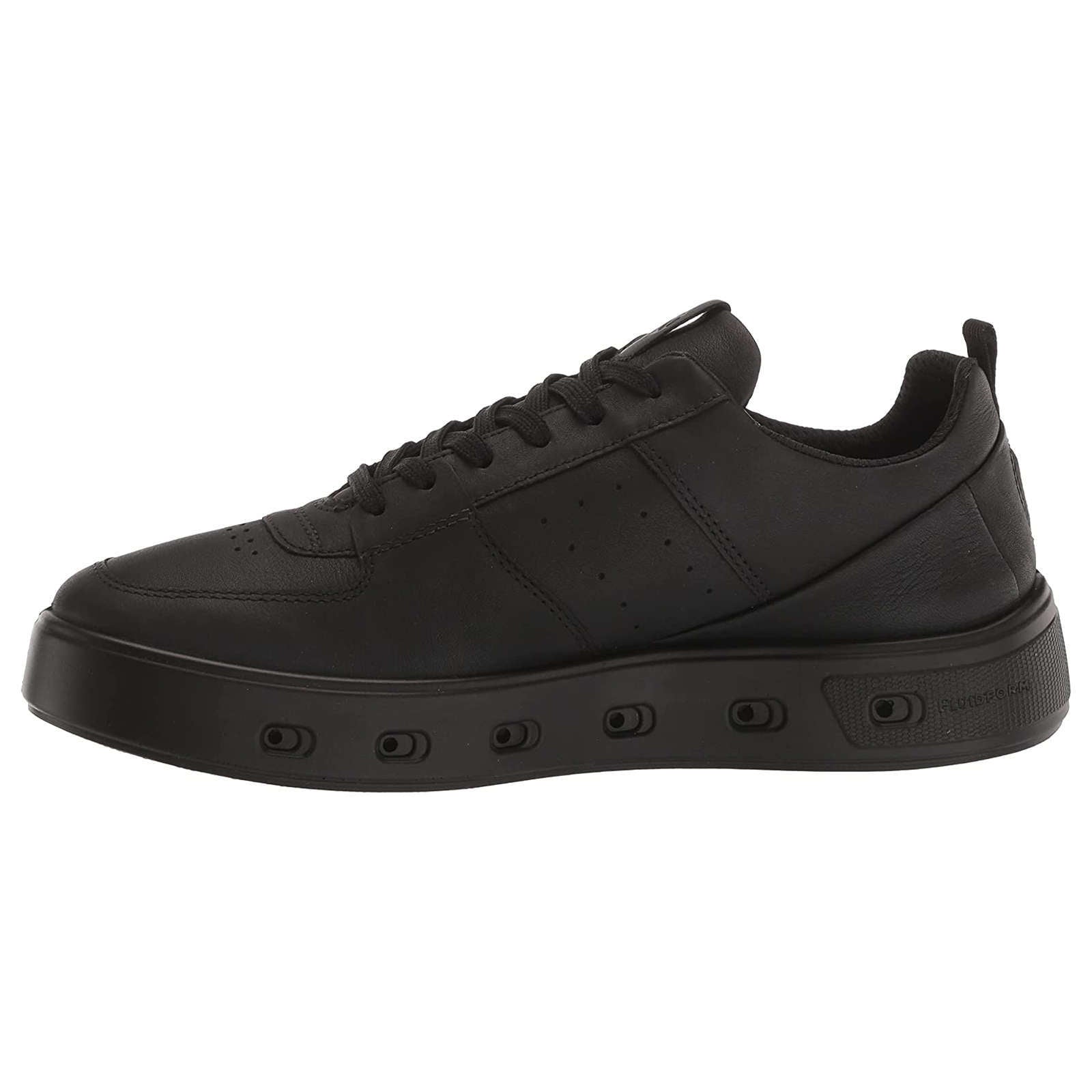 Ecco Street 720 Leather Womens Sneakers#color_black