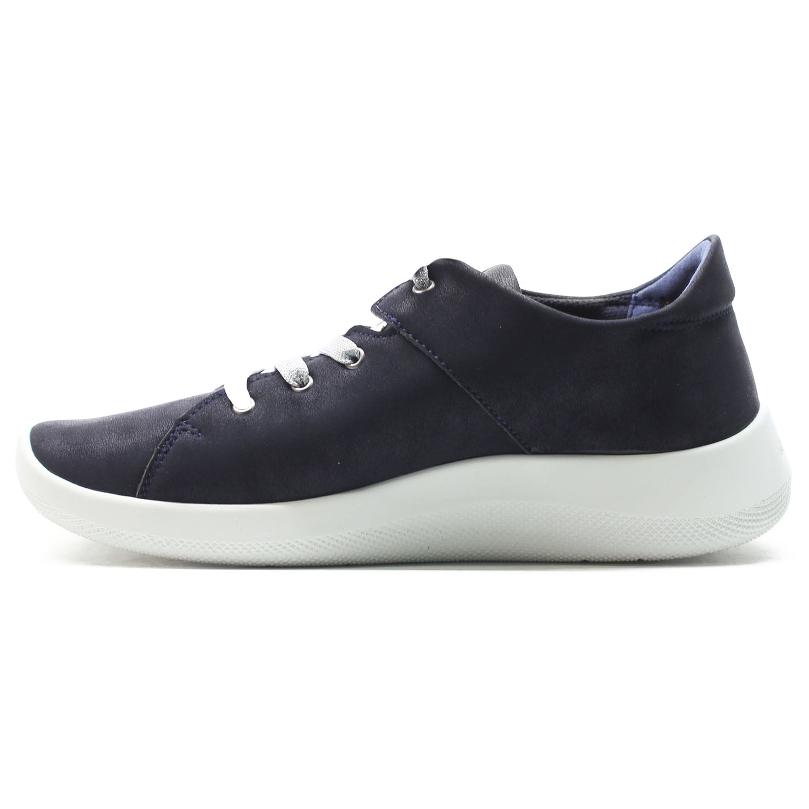 Arcopedico Munique Nubuck Leather Women's Low-top Sneakers#color_fal coll navy