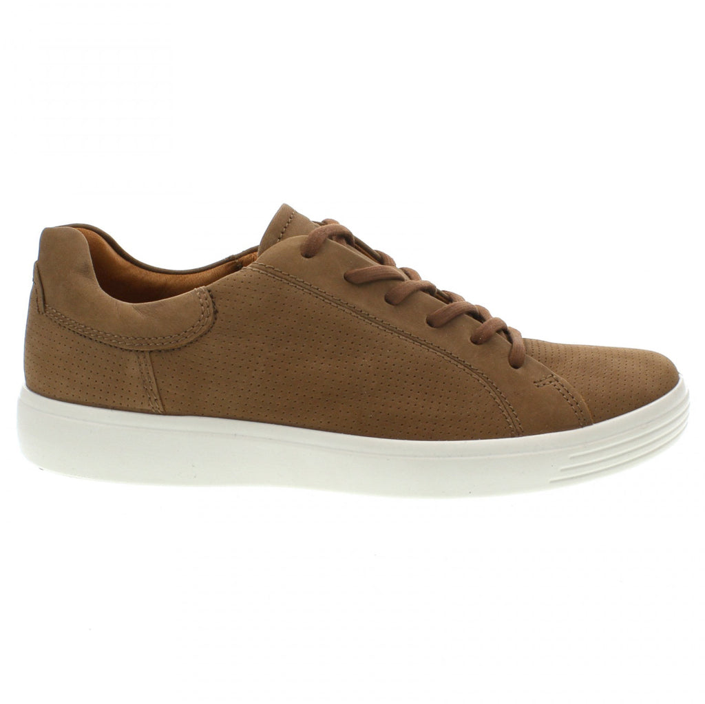 Ecco Soft 7 470264 Nubuck Mens Sneakers#color_camel