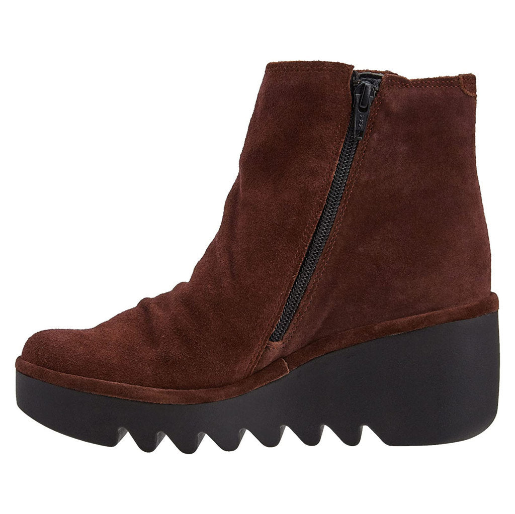 Fly London BROM344FLY Suede Womens Boots#color_wine