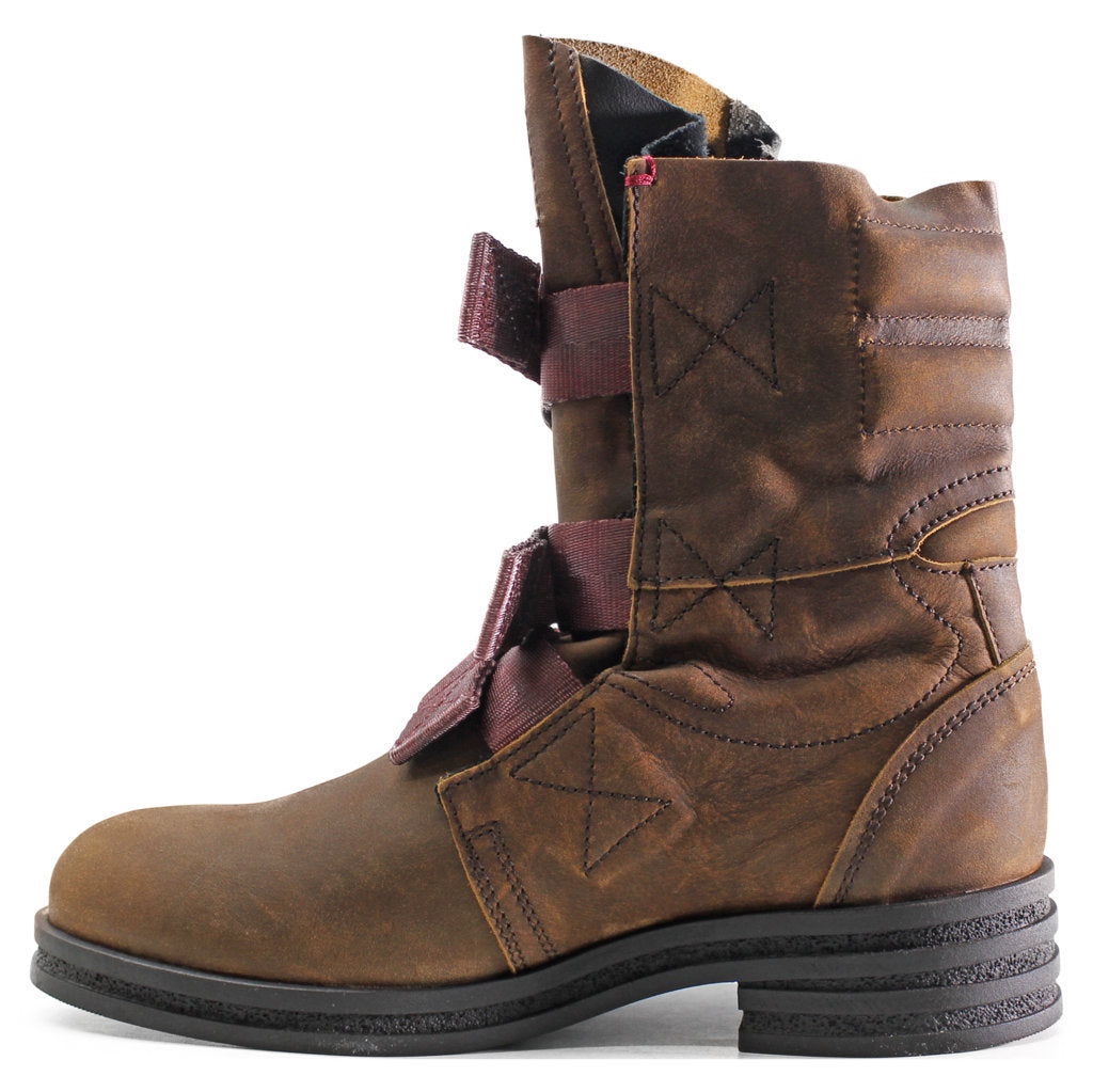 Fly London KIFF682FLY Leather Womens Boots#color_brown