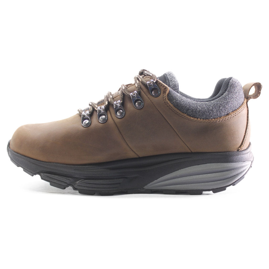 MBT MT Alpine GTX Full Grain Leather Women's Hiking Sneakers#color_chocolate brown