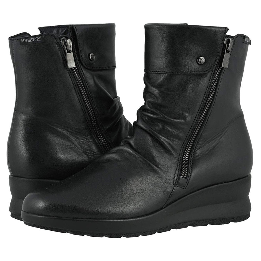 Mephisto Phila Leather Womens Boots#color_black