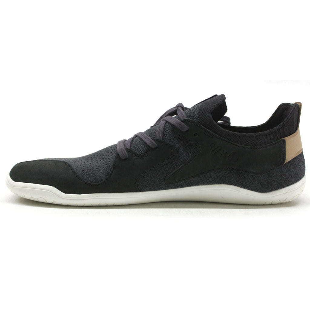 Vivobarefoot Primus Asana Leather Textile Mens Sneakers#color_black