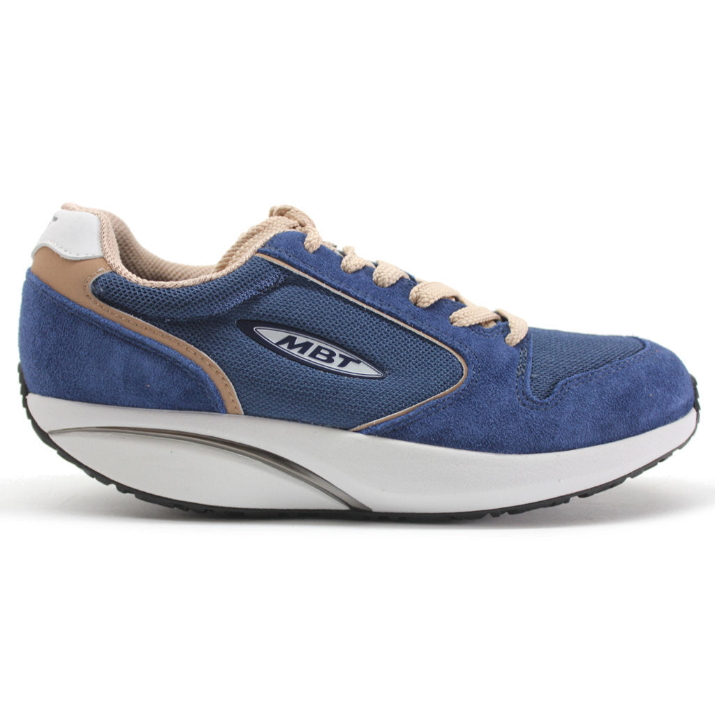 MBT 1997 Classic Suede Textile Women's Low-Top Sneakers#color_patriot blue