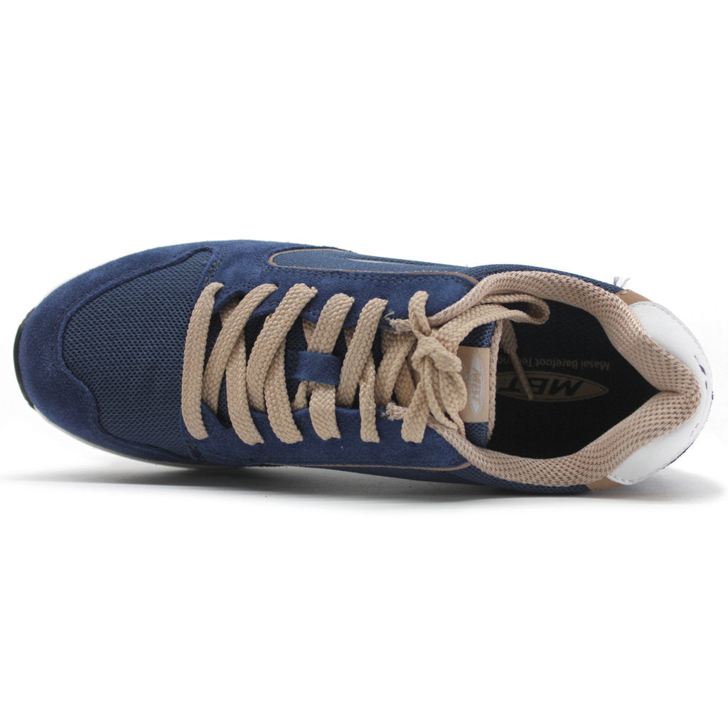 MBT 1997 Classic Suede Textile Women's Low-Top Sneakers#color_patriot blue