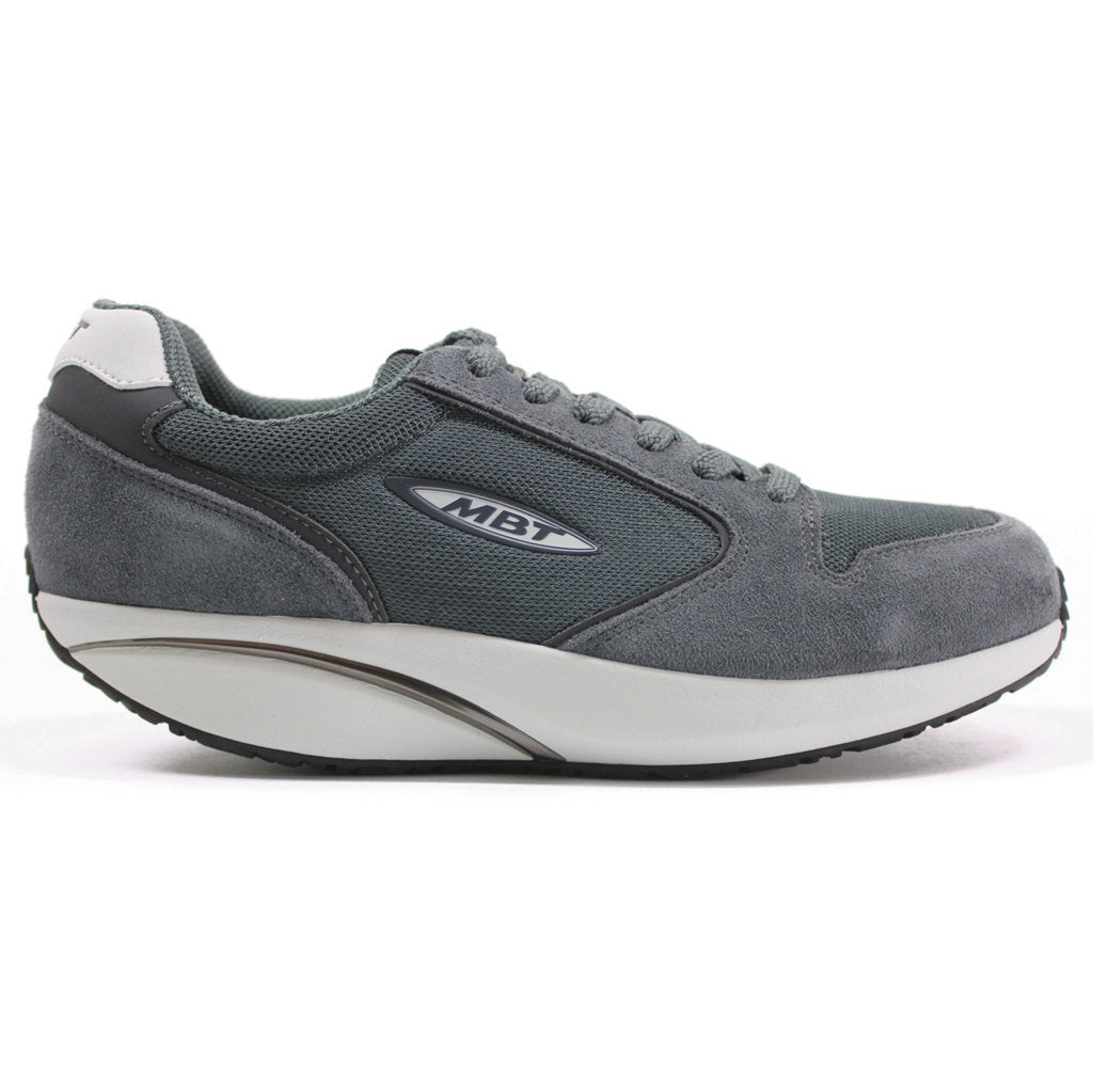 MBT 1997 Classic Suede Textile Women's Low-Top Sneakers#color_dark grey