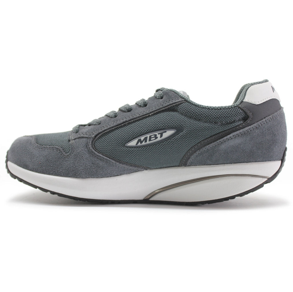 MBT 1997 Classic Suede Textile Women's Low-Top Sneakers#color_dark grey