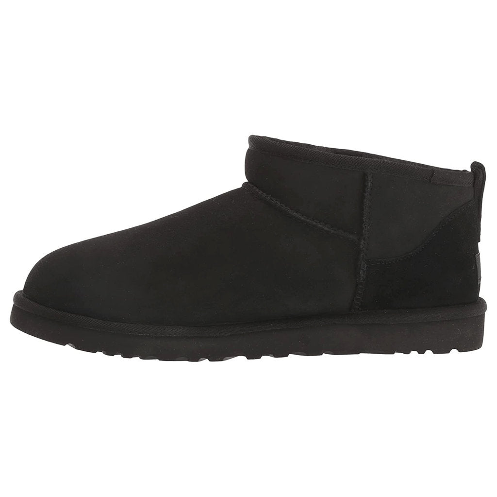 UGG Classic Ultra Mini Suede Men's Winter Boots#color_black