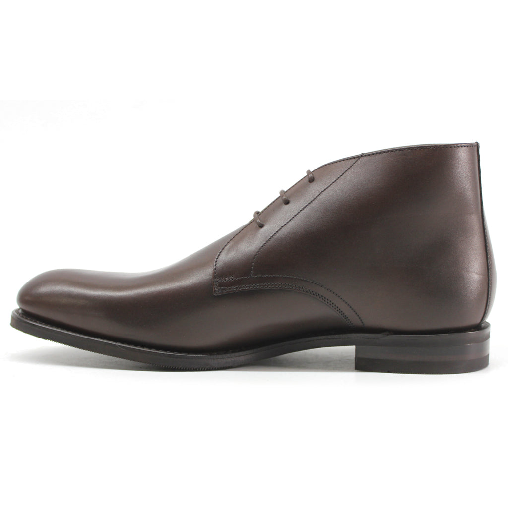 Loake Deangate Polished Leather Men's Chukka Boots#color_scorched walnut