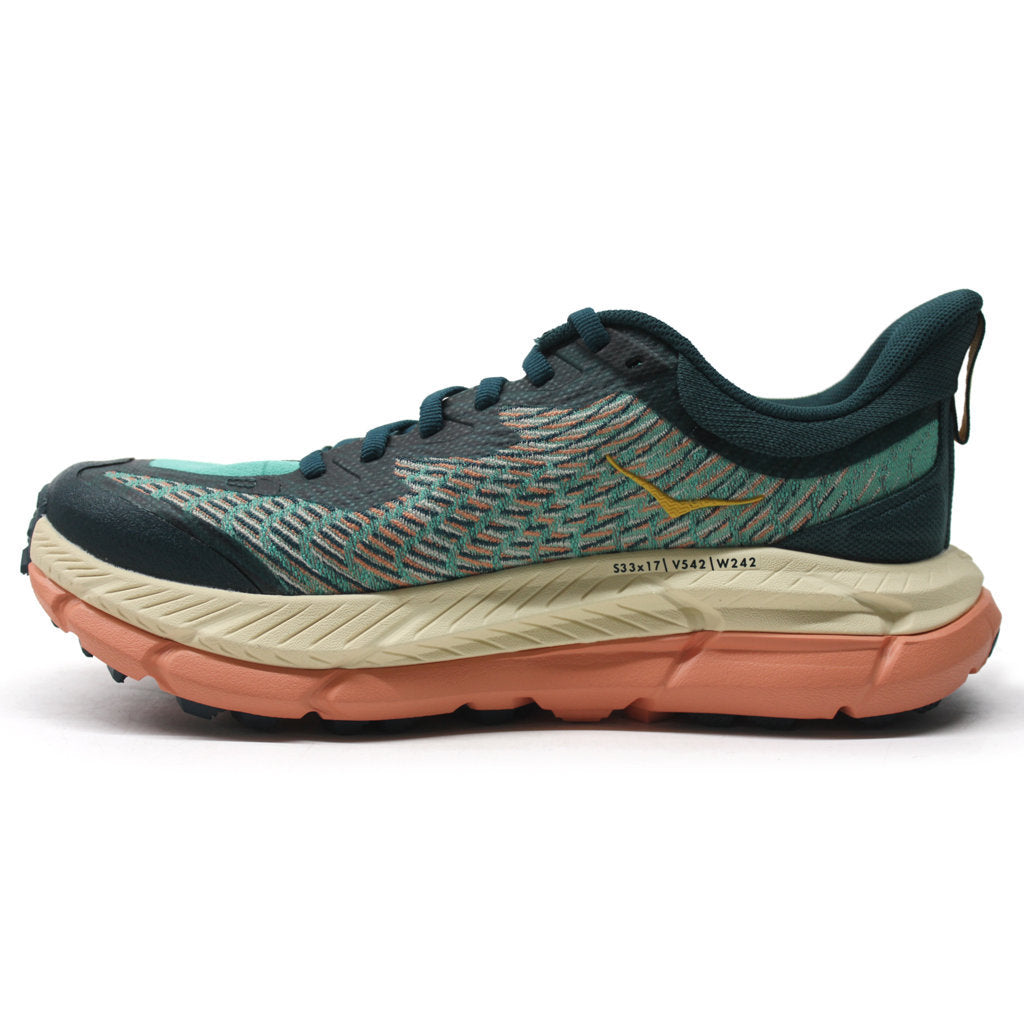 Hoka One One Mafate Speed 4 Mesh Women's Low-Top Trail Sneakers#color_deep teal water garden