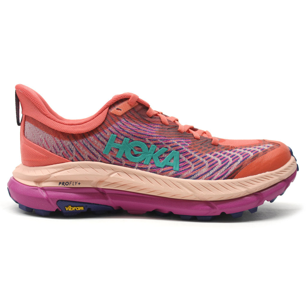 Hoka One One Mafate Speed 4 Mesh Women's Low-Top Trail Sneakers#color_camellia peach parfait