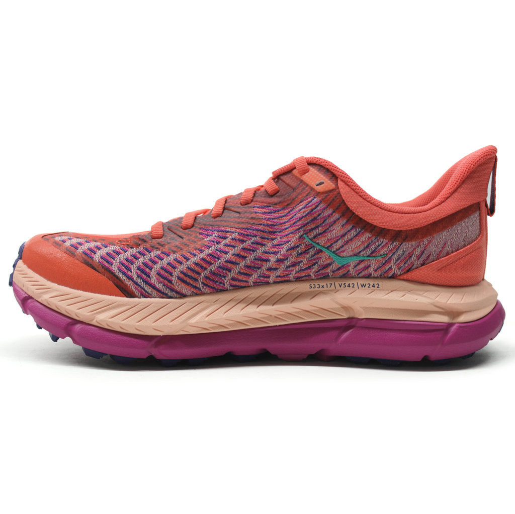 Hoka One One Mafate Speed 4 Mesh Women's Low-Top Trail Sneakers#color_camellia peach parfait