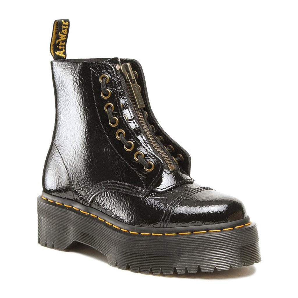 Dr. Martens Sinclair Patent Leather Womens Boots#color_black