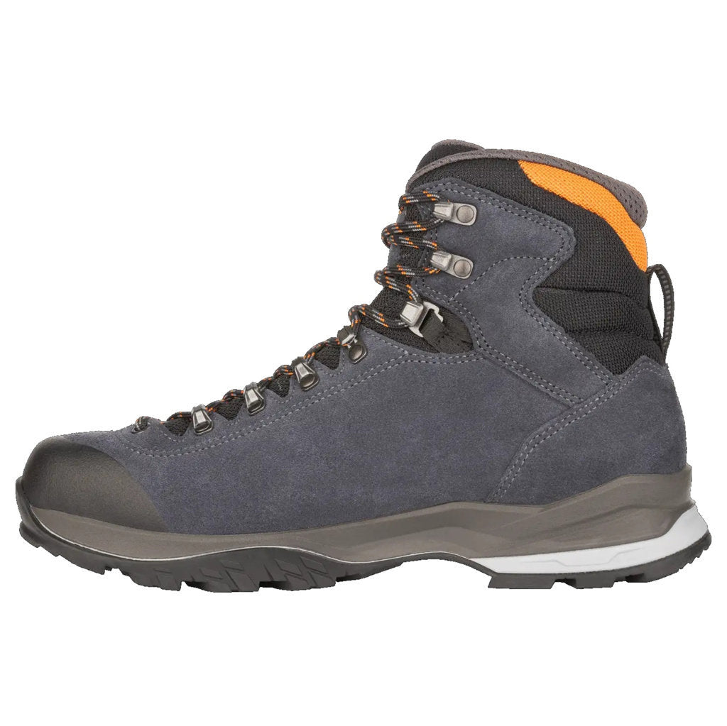 Lowa Vigo GTX Suede Leather Men's Hiking Boots#color_navy orange