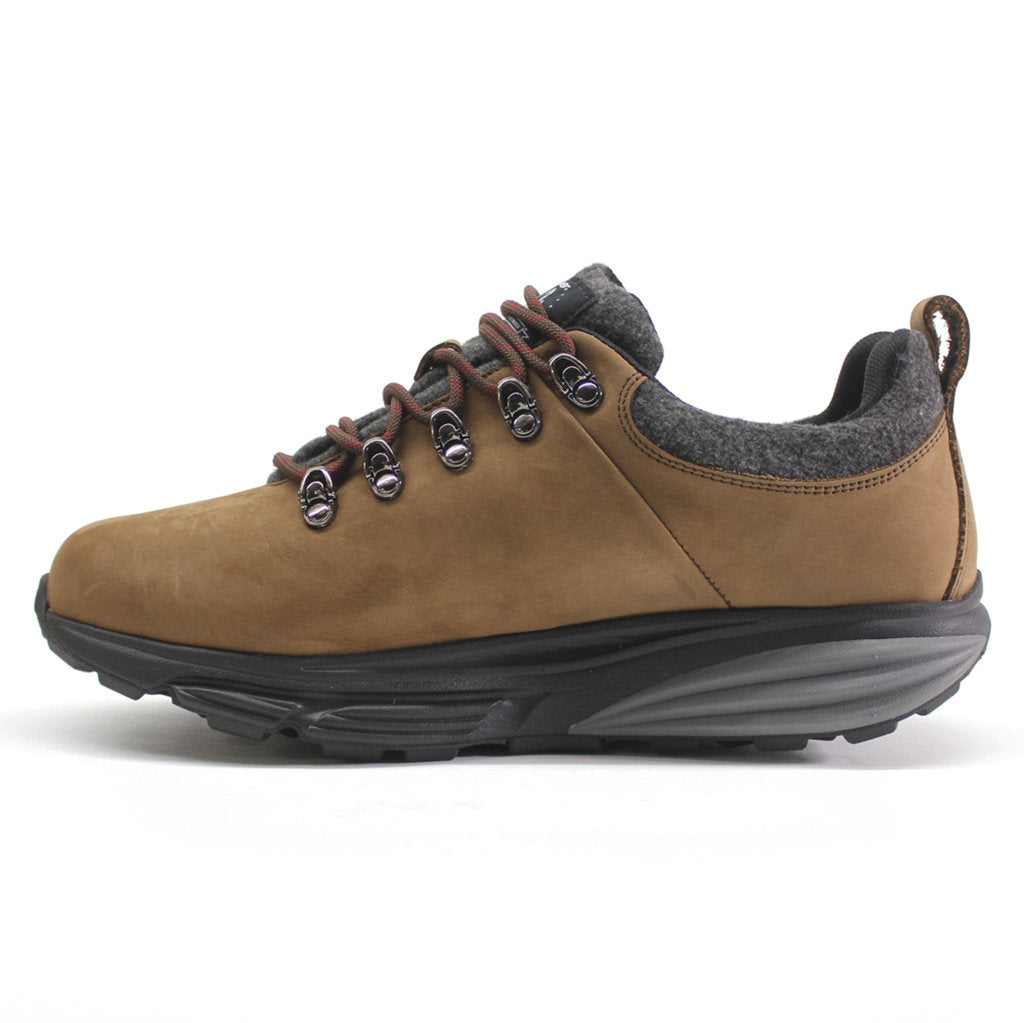 MBT MT Alpine SYM Full Grain Leather Men's Hiking Sneakers#color_chocolate brown