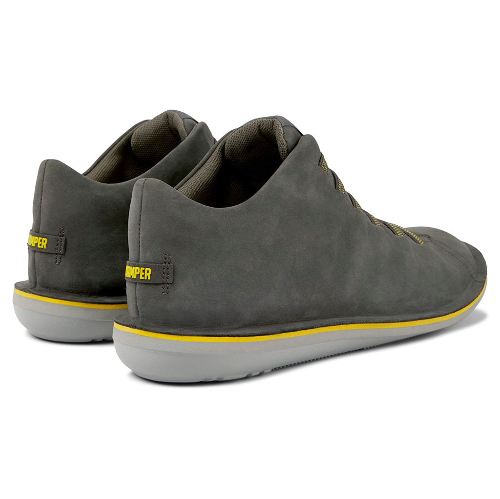 Camper Beetle Nubuck Leather Men's Slip-On Shoes#color_grey