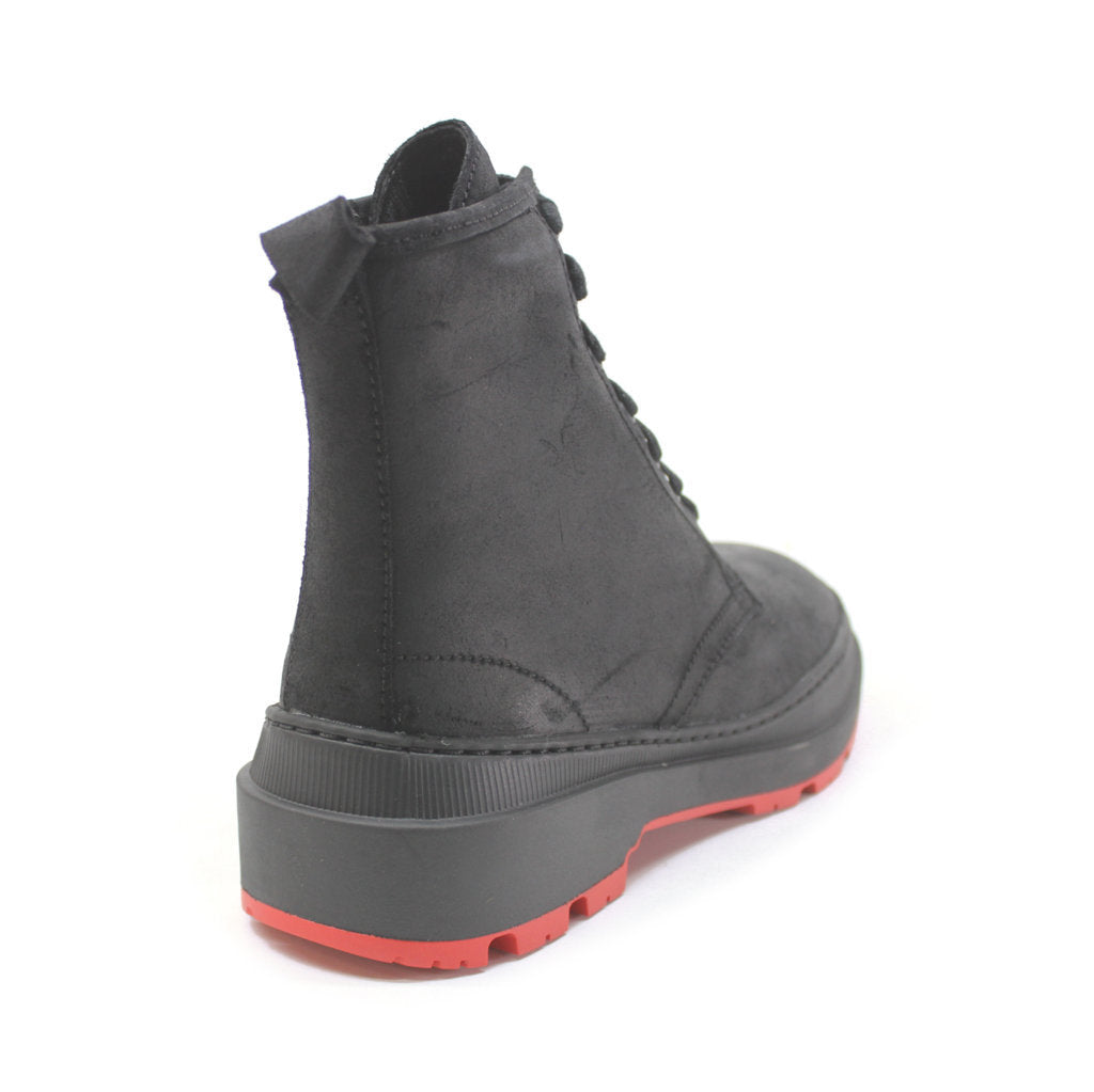 Camper Brutus Trek Nubuck Leather Women's Ankle Boots#color_black