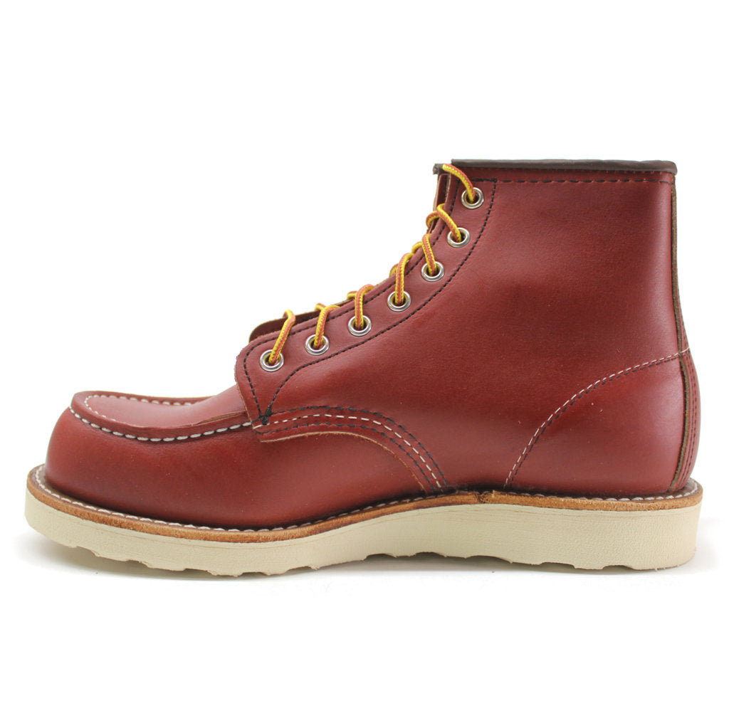 Red Wing Heritage Full Grain Leather 6 Inch Classic Men's Moc Toe Boots#color_oro russet