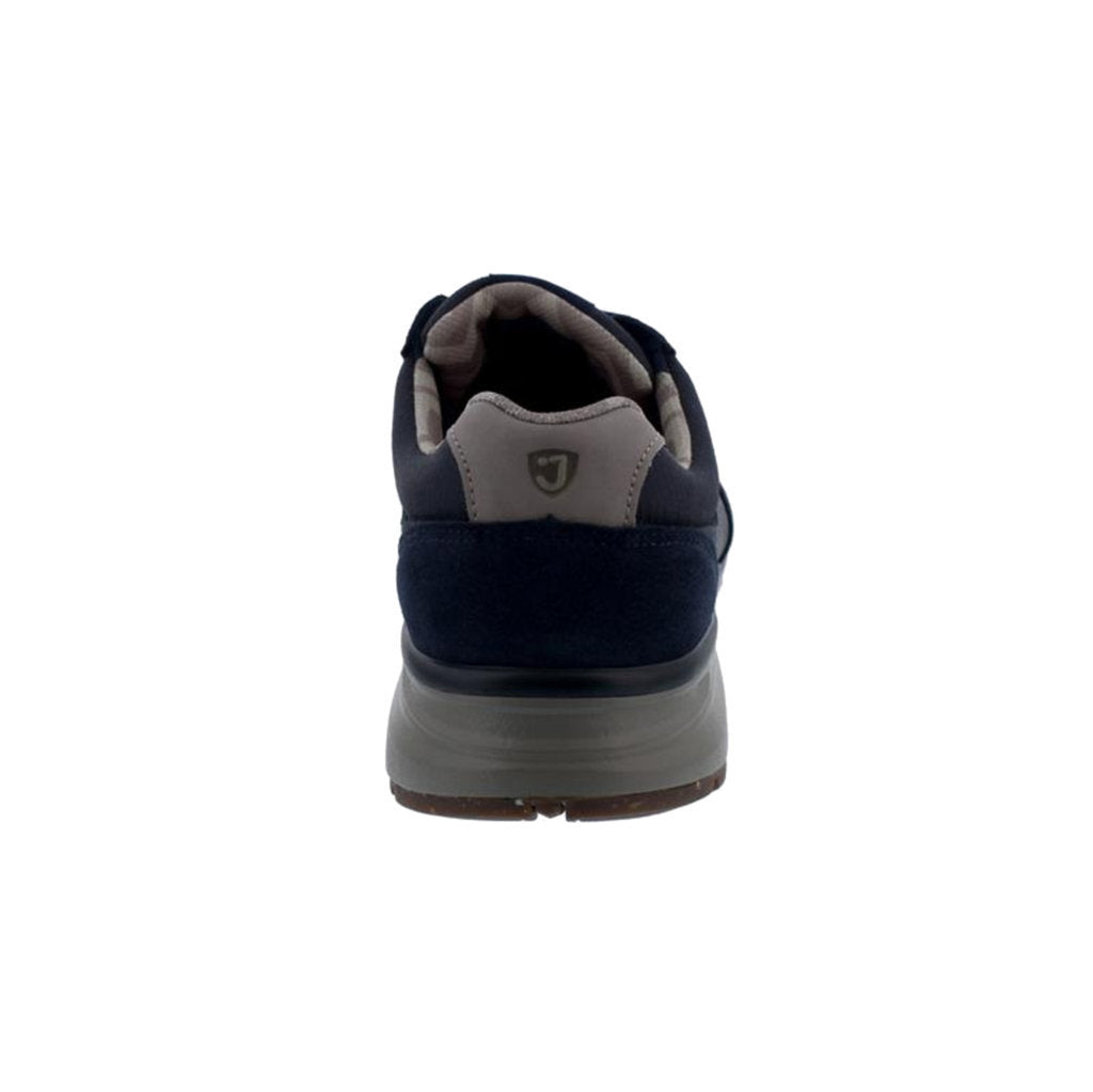 Joya Dynamo Classic Velour Leather Men's Wide Sneakers#color_dark blue