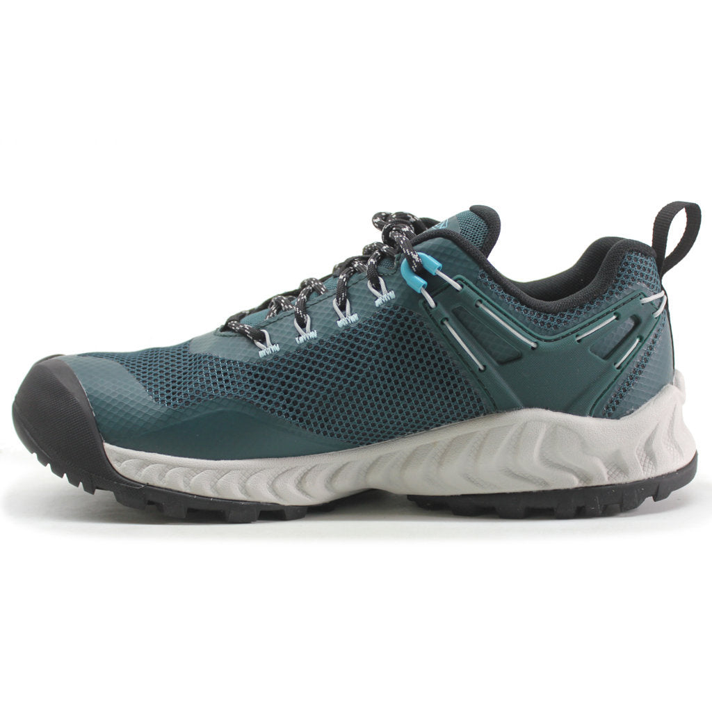 Keen NXIS EVO Mesh Women's Lightweight Waterproof Hiking Sneakers#color_sea moss ipanema