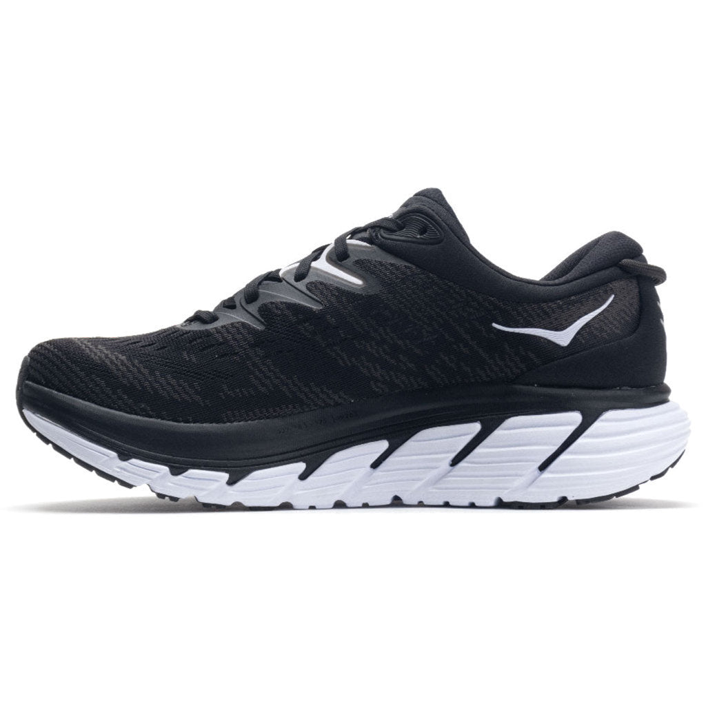 Hoka Gaviota 4 Wide Mesh Men's Running Shoes#color_black white