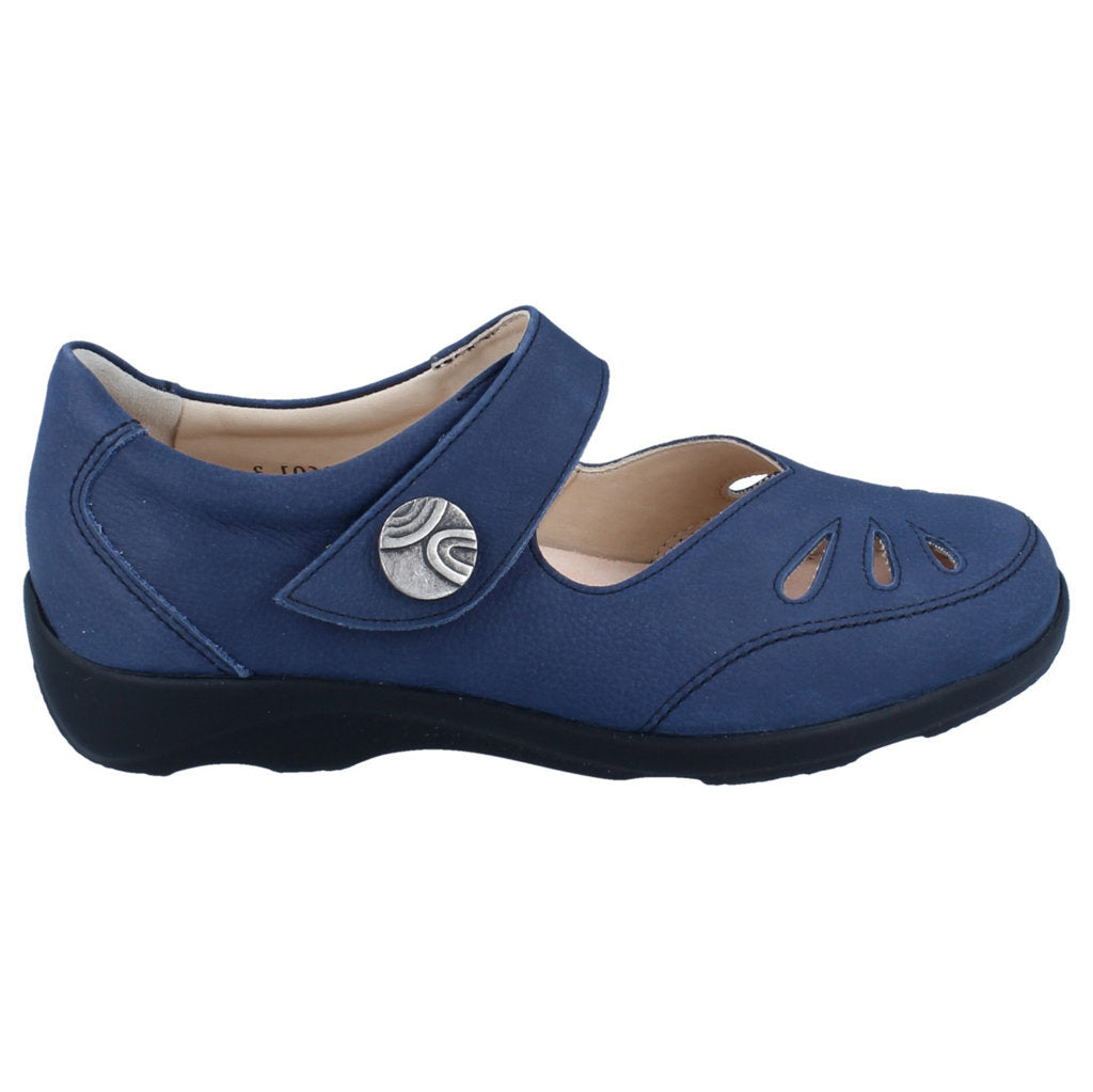 Finn Comfort Brac-S Nubuck Leather Women's Mary Jane Shoes#color_lake