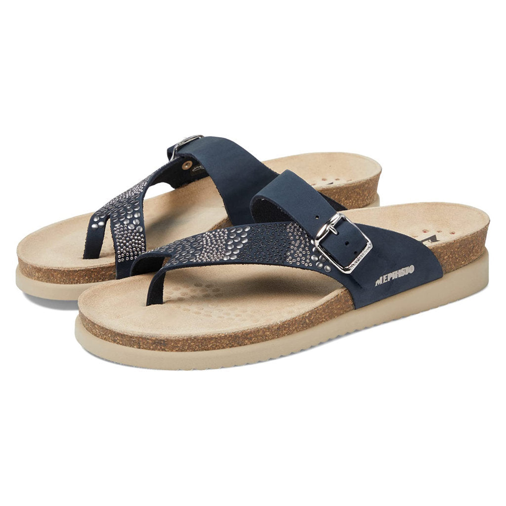 Mephisto Helenka Nubuck Womens Sandals#color_navy