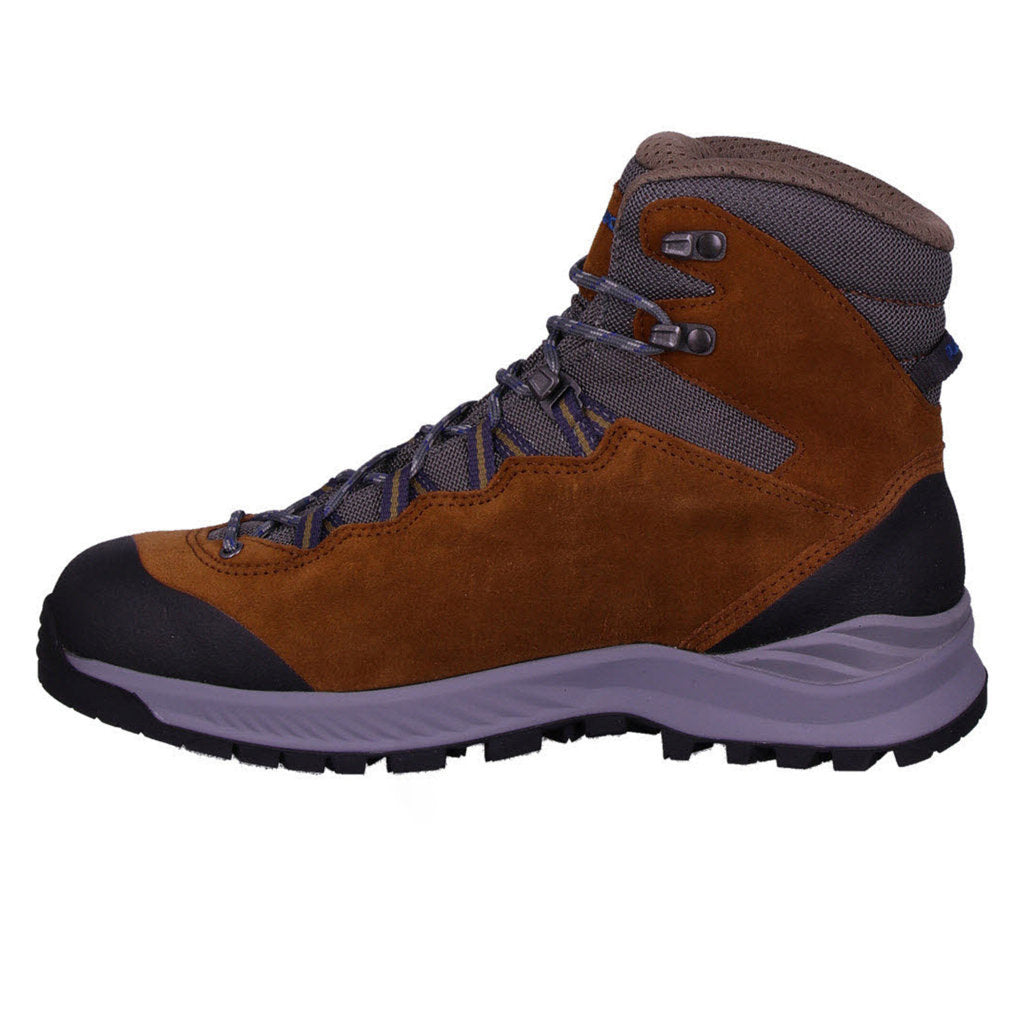 Lowa Explorer II GTX Mid Suede Textile Womens Boots#color_almond blue