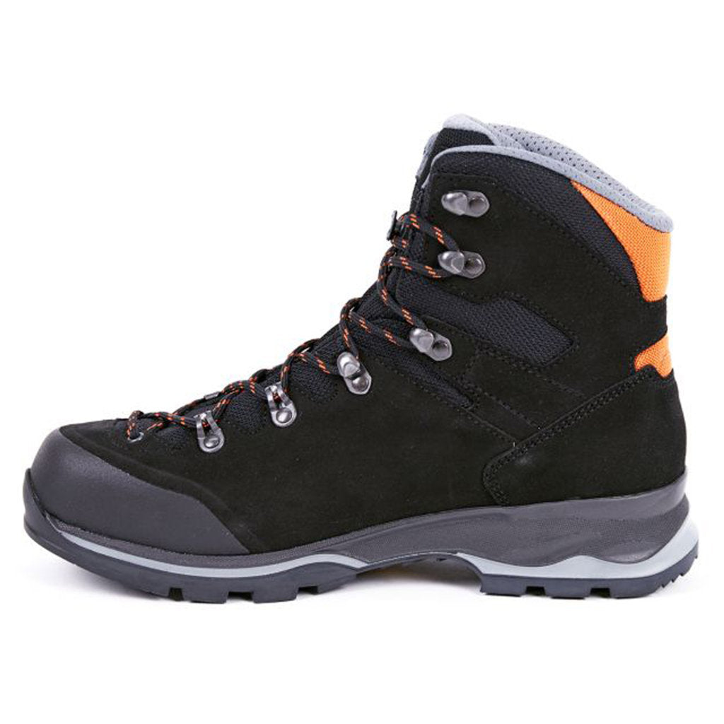 Lowa Baldo GTX Suede Textile Mens Boots#color_black orange