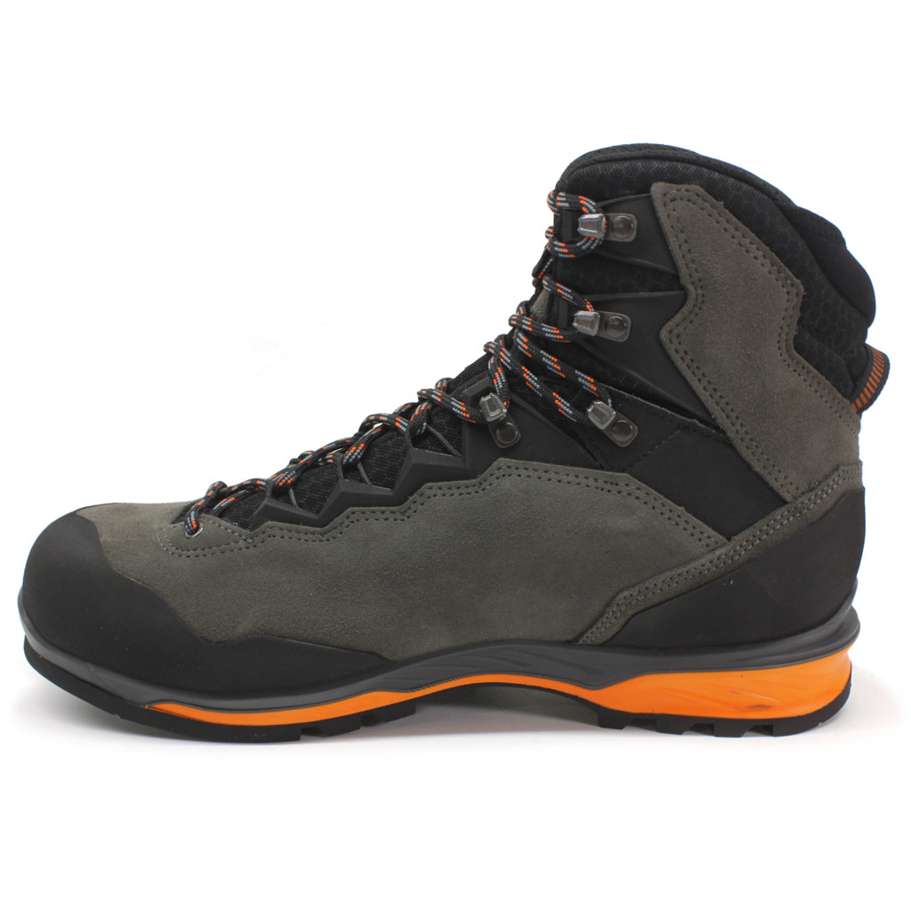 Lowa Cadin II GTX Mid High Suede Textile Men's Hiking Boots#color_anthracite flame