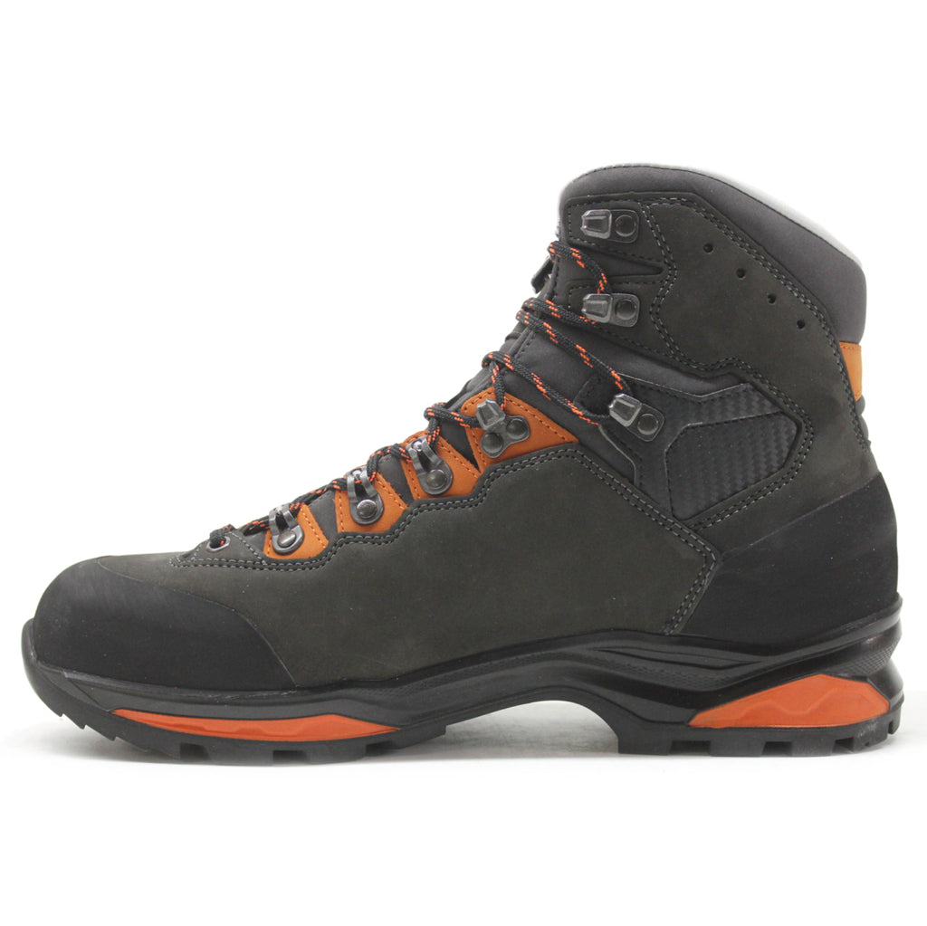 Lowa Camino Evo II Nubuck Men's Waterproof Hiking Boots#color_anthracite orange