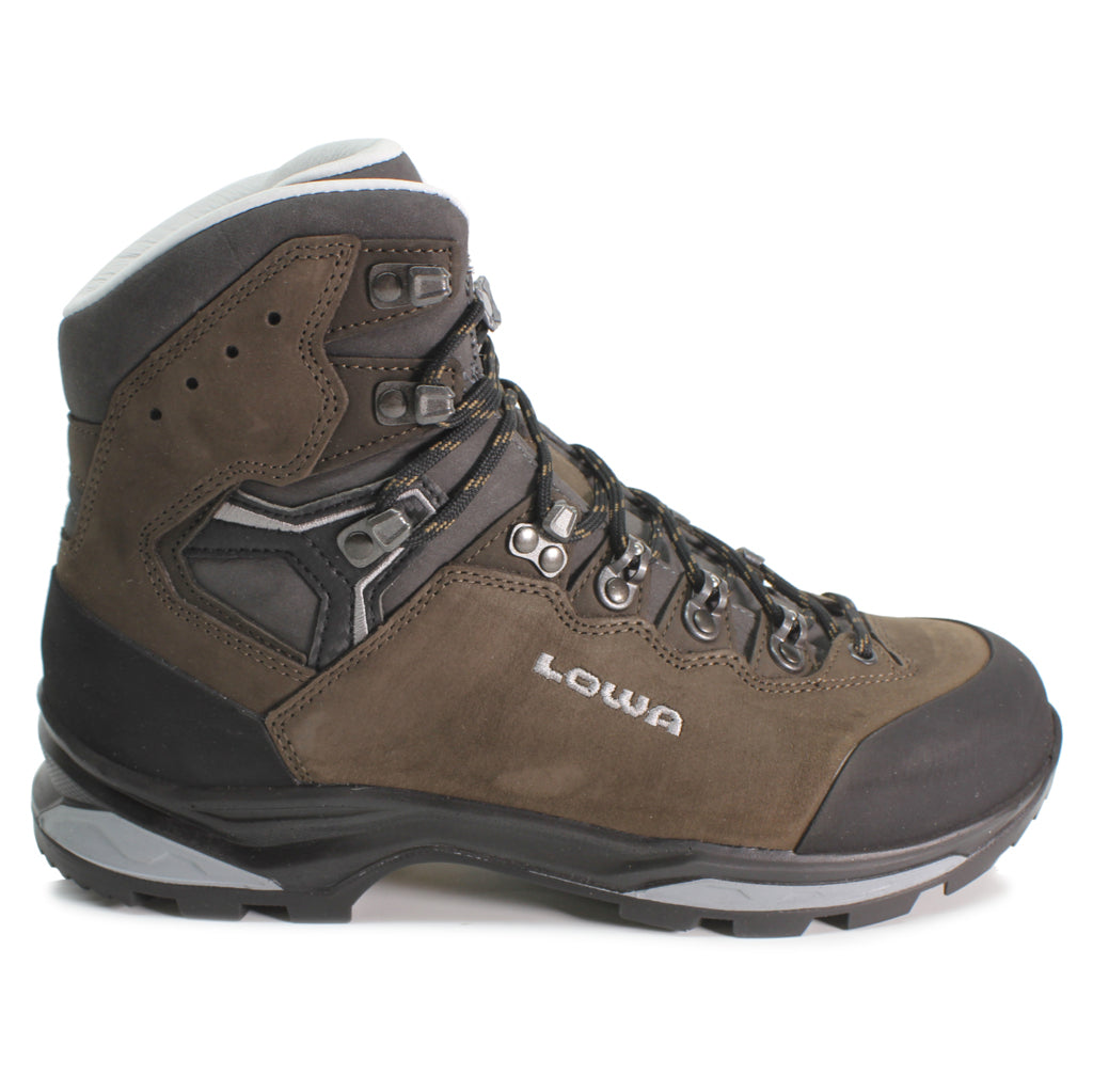 Lowa Camino Evo II Nubuck Men's Waterproof Hiking Boots#color_brown graphite