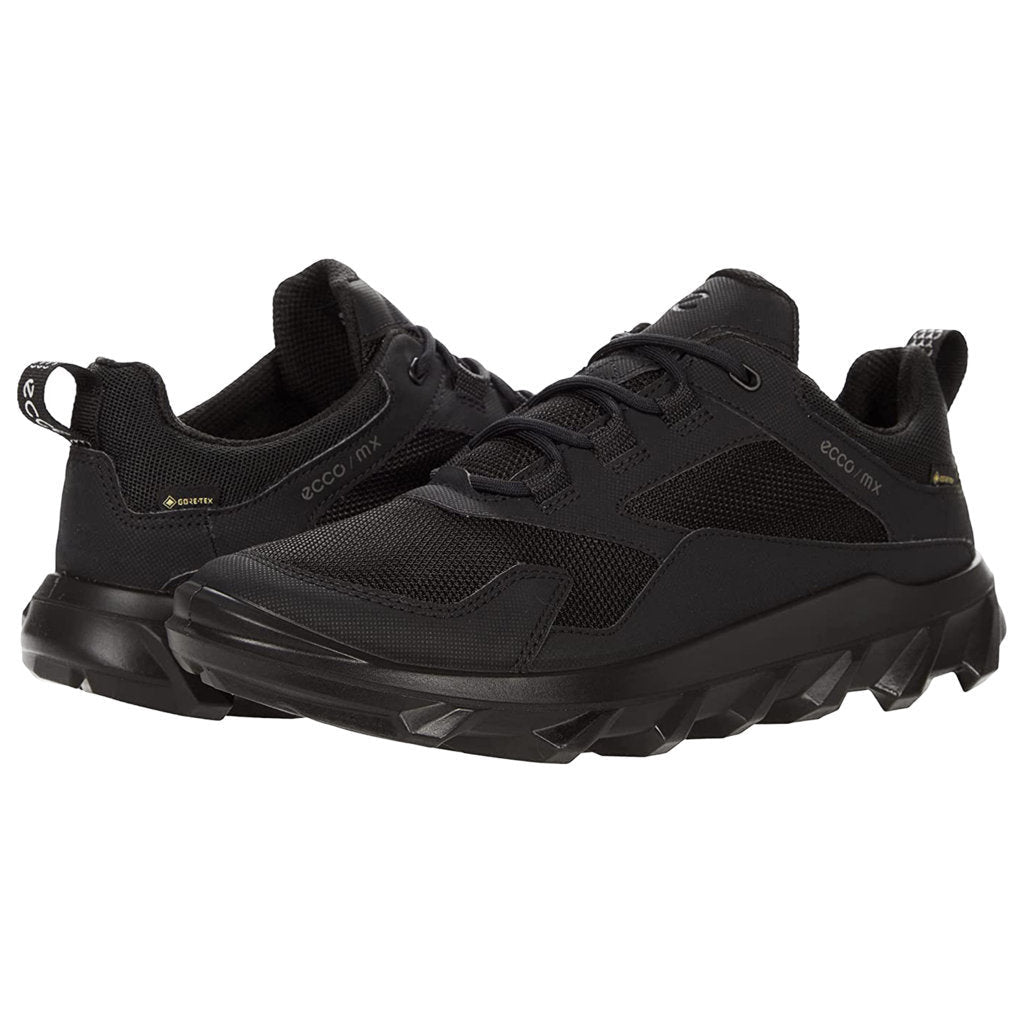 Ecco MX 820194 Synthetic Textile Men's Low-top Sneakers#color_black